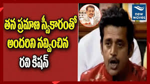 Actor Ravi Kishan Takes His Oath As Lok Sabha Mp Ravi Kishan Sabha Actors