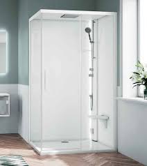 Cabine De Douche Glax 1 2 0 2p En 100x80 Cm A Une Porte Coulissante Version Standard Ou Hammam Cabine De Douche Porte Coulissante Douche