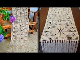 Crochê Filé Caminho De Mesa De Crochê Barbante Passo A Passo Max Trilho Apolo No Croche File Com Franja Youtube Crochet Videos Crochet Flower Patterns Crochet Table Runner