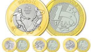 Olimpíadas 2016 1 real flor de cunho cartela original do banco central lacrada valor de face: Moedas Comemorativas Dos Jogos Olimpicos E Paralimpicos Rio 2016 Colecaovirtual