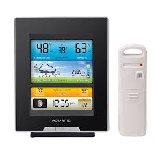 Acurite Wireless Weather Forecaster With Color Lcd 02048hda1 The Home Depot Weather Station Weather Data Personal Weather Station