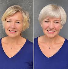 Hairstyle for women over 60