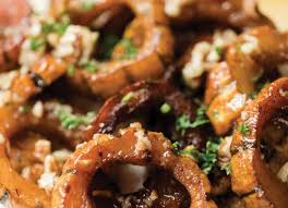 Delicata Squash With Pecan Maple Beurre Noisette In 2020 Delicata Squash Food Chicken Wings