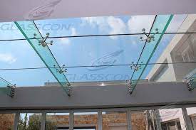 Size of tempered glass panels: Structural Glass Roof With Glass Fins Glasscon Gmbh Architectural Building Skins Facade Solutions Curtain Walls Glazing Solar Shading Brise Soleil