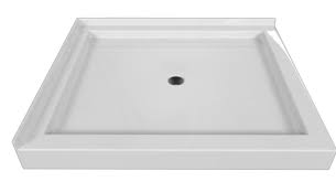 Standard shower bases offered in 16 sizes for easy installation. Valley Acrylic Ltd Signature 42 W X 36 D Double Threshold Shower Base Wayfair