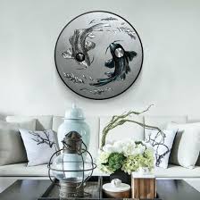 Koi also make very enjoyable pets, providing hours of natural entertainment. China Koi Fish 3d Circle Metal Oil Painting For Interior Modern Decoration Handicraft Wall Arts China Metal Oil Painting And Home Decor Price