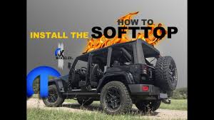 The right line gear soft top window storage bag holds (3) windows inside. Jeep Wrangler Jk How To Install The Softtop Mopar Youtube