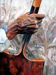 We are producing some fantastic work, the standard is high and. Hard Working Man Painting By Cameron Hampton Psa