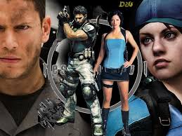 Resident Evil Chris Redfield Wentworth Miller Jill Valentine Sienna Guillory