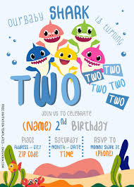 Maybe you would like to learn more about one of these? Baby Shark Birthday Invitation Templates Editable With Microsoft Word Free Printable Birthday Invitation Templates Bagvania