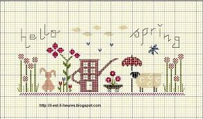 Voir aussi les tableaux noël point de croix et pâques point de croix really free pattern offered by their authors. Printemps Spring Primavera Fruhling Grille Gratuite Cadeaux Brodes Au Point De Croix Animaux De Point De Croix Croix En Crochet