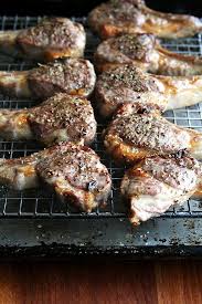 Broiled Lamb Chops With Mint Sauce Alexandra S Kitchen Recipe Baked Lamb Chops Lamb Chops Mint Sauce