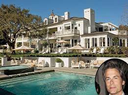 Rob Lowe S House Celebrity Houses Georgian Style Homes Mansions