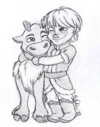Sven And Kristoff Disney Art Drawings Cartoon Drawings Disney Drawings
