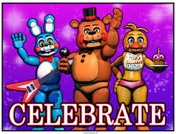 Looking for the best wallpapers? Fnaf 2 Celebrate Poster By Gamesproduction On Deviantart Fnaf Celebrate Poster Afton Family Fnaf