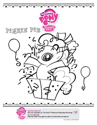 Cool, big and beautiful coloring pages with ponies, princess ponies, tempest shadow, grubber, captain celaeno, princess skystar, capper, songbird serenade and other characters from my little pony the movie. Pinkie Pie Coloring Pages Party Hat