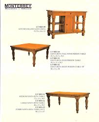 Due to the size of these tables, they do not follow our. Santa Rita Dining Room Tables Monterrey Rustic Furniture San Antonio