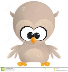 Animated Bird With Big Eyes Cartoon Owls With Big Eyes Cute Cartoon Baby Brown Owl With Huge Eyes Standing And Looking At Us In 2019 Baby Cartoon Owl Cartoon Cute Cartoon