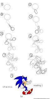 Pin De Sonica Boom En Art Como Dibujar A Sonic Sonic Para Colorear Tutorial De Dibujo