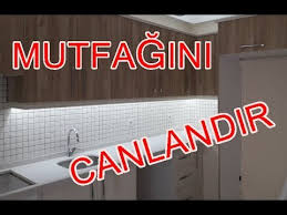 Mutfak tezgahı mutfakta en önemli noktalardan biridir. Serit Led Uygulamasi Mutfak Tezgah Arasi Aydinlatmasi Youtube