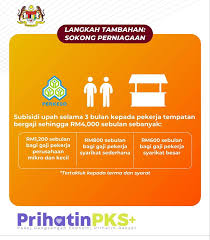 Beranda berita daerah nasional program subsidi gaji pekerja diluncurkan 27 agustus 2020. Alan Tee Boon Tsong éƒ'å‡¯èª Bantuan Prihatin Sokongan Tambahan Kepada Sme Yang Terkini æœ€æ–°ä¸­å°åž‹ä¼ä¸šè¾…åŠ© é™„åŠ  æ–¹æ¡ˆsyarat Syarat 1 Subsidi Ini Selama 3 Bulan 2 Syarikat Yang Menerima Subsidi Tidak Boleh Pecatkan Pekerjanya