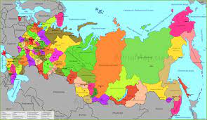 Скачать карту россии по областям. Karta Rossii S Gorodami I Oblastyami Annamap Ru