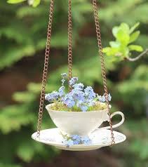 Gartendekoration Sammeltasse Neu Interpretiert Etsy Topfblumen Hangekorb Blumentopf