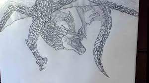 It may be easy for an expert. Cool Dragon Drawing Jazza