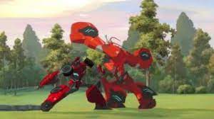 Robots in disguise iteration of the character would borrow from this one, primarily his green color scheme and using a construction vehicle to hide his dinosaur mode). Transformers Robots In Disguise Tv Review