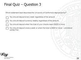 Some credit card processors support online payments as well. Ucsf Cash Policy Highlights Ppt Video Online Download