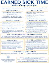 A medical leave of absence allows an employee to leave work for a certain amount of time due to a medical condition, and return to their same position the family and medical leave act is a federal labor law that requires covered employers to provide their employees with leave for qualified medical. Free Massachusetts Sicktime Labor Law Poster 2021