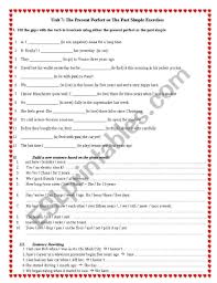 Present Perfect Tense Exercises Worksheet Is Really A Page Of Report Containing Jobs Or Questions In 2020 Present Perfect Tense Exercises Present Perfect Perfect Tense