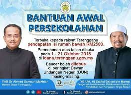 Para penerima bantuan diberikan bantuan sosial dan pangan secara nontunai sehingga menciptakan perputaran uang. Bantuan Persekolahan Untuk Rakyat Terengganu Sejahtera Facebook