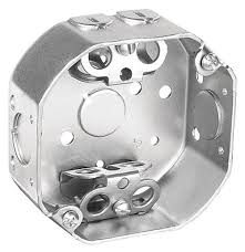4 Octagon Boxes Come In 1 1 2 2 1 8 3 1 2 Depths Are Used In The Installation Of Wall Or Ceiling Light Fix Junction Boxes Galvanized Steel Conduit Box