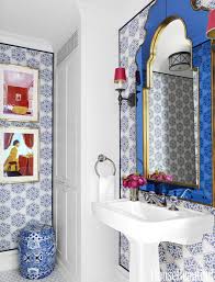 Amazing gallery of interior design and decorating ideas of gray and blue bathroom in bathrooms by elite interior designers. 12 Best Blue Bathroom Ideas How To Decorate Blue Bathrooms