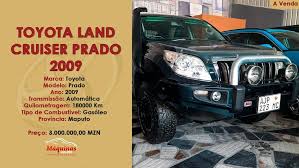 Aún se ven algunos modelos antiguos de esta icónica suv en la carretera. Maquinas Toyota Land Cruiser Prado 2009 Contacto Facebook