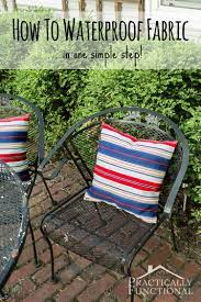 After a couple minutes, take your damp cloth and wipe off any excess coating. How To Make Fabric Waterproof Practically Functional