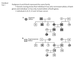 .pedigrees activity answer key, ap biology home, livingston public pedigrees practice worksheet answers. Pedigree Analysis Through Genetic Hypothesis Testing Ppt Download