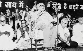 History.Tv - 1980 :: BJP formed, New political Party BJP's inaugural  conference in Bombay , M.C. Chagla, is the chief guest . 6 April 1980,  Janata Party splits again; members with RSS