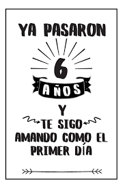 Al cumplir 5 años, la boda es de madera.besitos. Regalo Para Aniversario Regalos Para Bodas De Hierro Cuaderno De Notas Regalo De Aniversario Para Novio Novia Esposo Esposa Mujer U Hombre Celebrando 6 Anos Spanish Edition Publishing Kevin