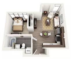 If You Are Single 5 In 2020 Apartment Layout Small Basement Apartments Small Studio Apartments