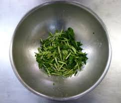 茎の三杯酢漬の作り方