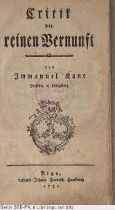 Kritik der reinen vernunft raritet : Deutsches Textarchiv Kant Immanuel Critik Der Reinen Vernunft Riga 1781