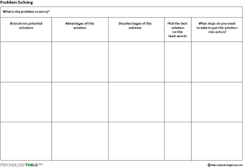 Problem Solving Cbt Worksheet Psychology Tools Cbt Worksheets Therapy Worksheets Psychology