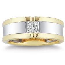 Costco Men S Two Tone Diamond Ring 33 Ctw 14kt White Men Diamond Ring Rings For Men Costco Jewelry