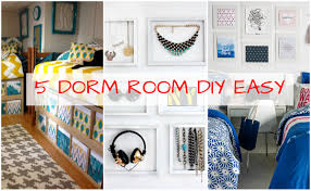 Perfect for the space above your desk, or right by the door to your room. 5 Best Dorm Room Diy Sample Designs Easy Lugenda