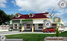Single Floor House Elevation Images 90