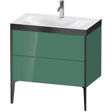 Waschtischunterschrank bodenstehend 1 tür 1 glaseinlegeboden inkl. Waschtisch 2 Loch Zu Top Preisen