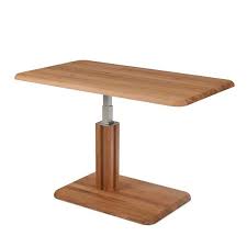 Hohenverstellbarer Couchtisch Auf Rollen Aus Wildeiche Massiv 100x60 Timor Couchtisch Mit Rollen Couchtisch Wildeiche Massiv