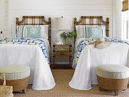 Wicker / rattan tiya panel headboard. St Kitts Rattan Headboard Lexington Home Brands